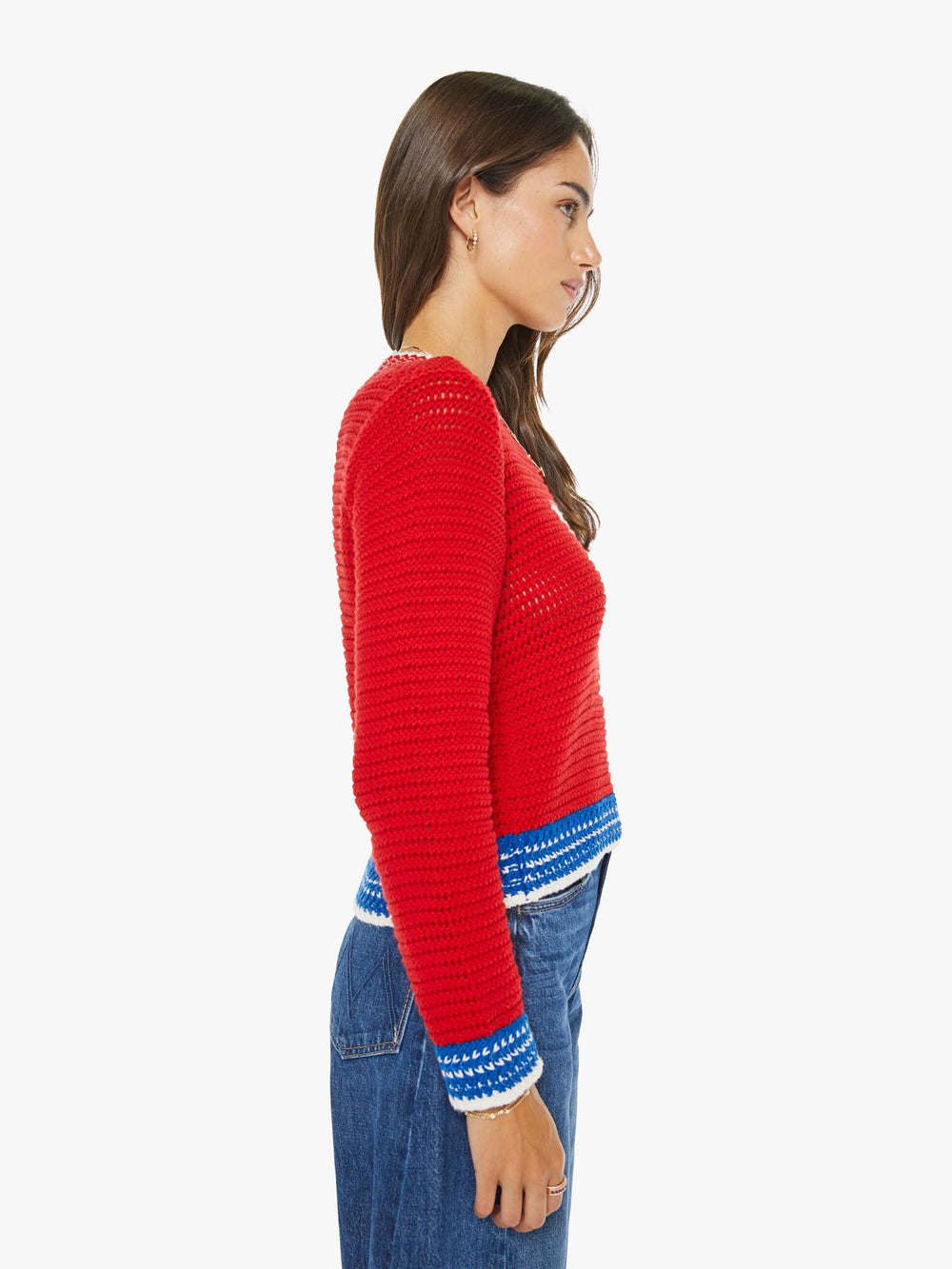 Women The Mini Pullover | Mother Denim Bottoms Up
