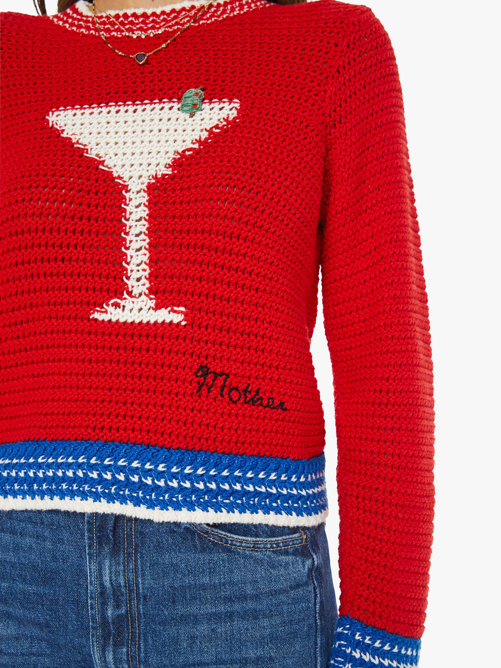 Women The Mini Pullover | Mother Denim Bottoms Up