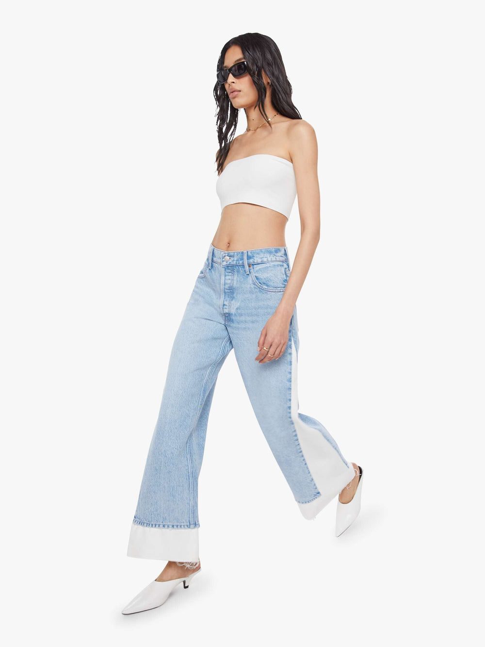 Women The Oversized Jumper | Mother Denim Blue (Navy)