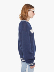 Women The Oversized Jumper | Mother Denim Blue (Navy)