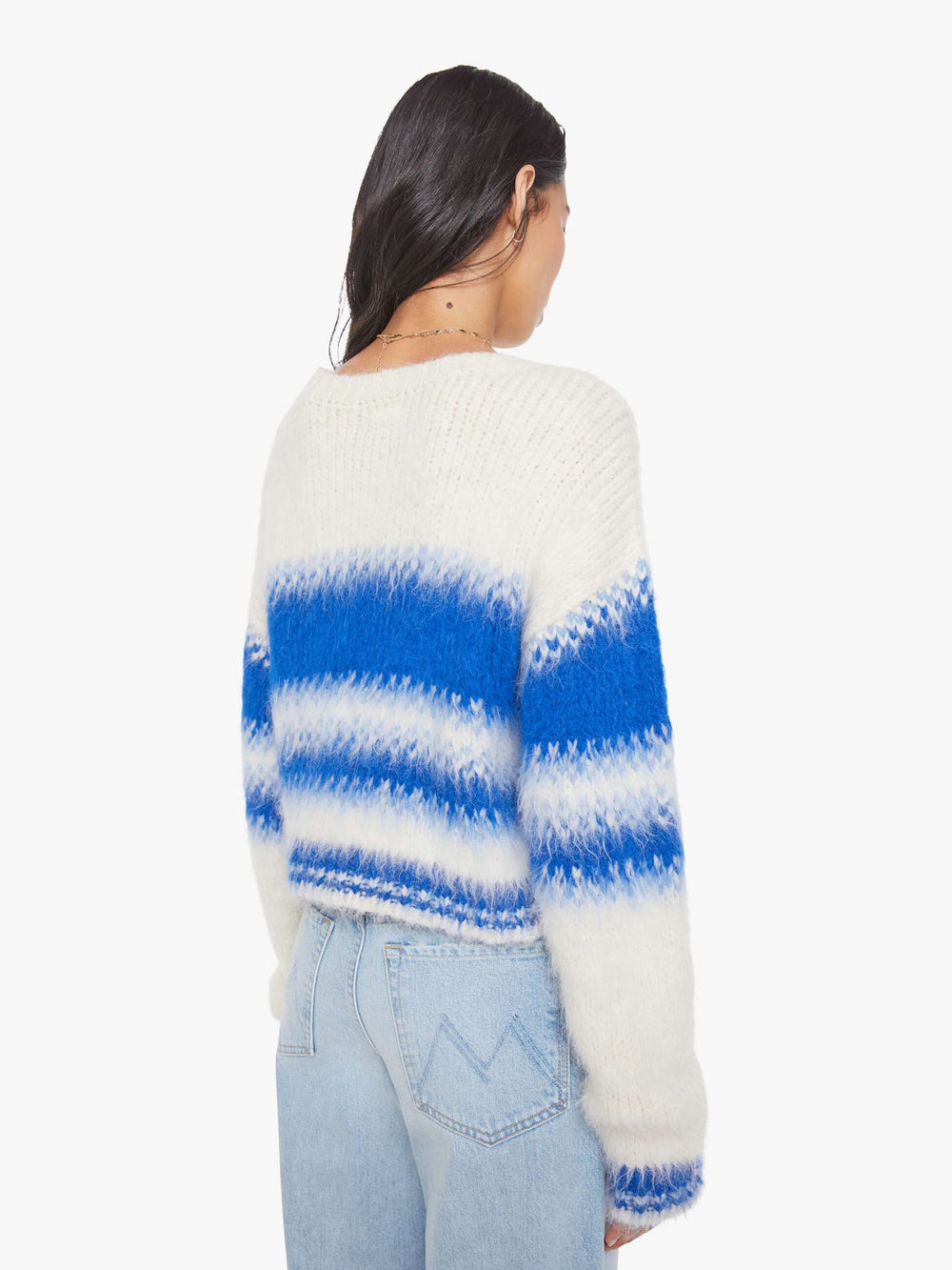 Women The Crop Jumper | Mother Denim Blurred Lines