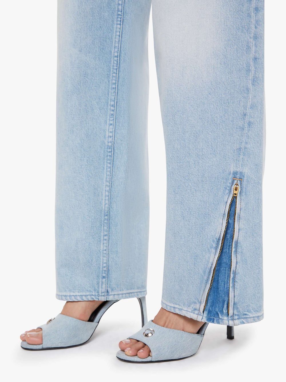 Women The Zip Raquette Cardigan | Mother Denim Fluff Back