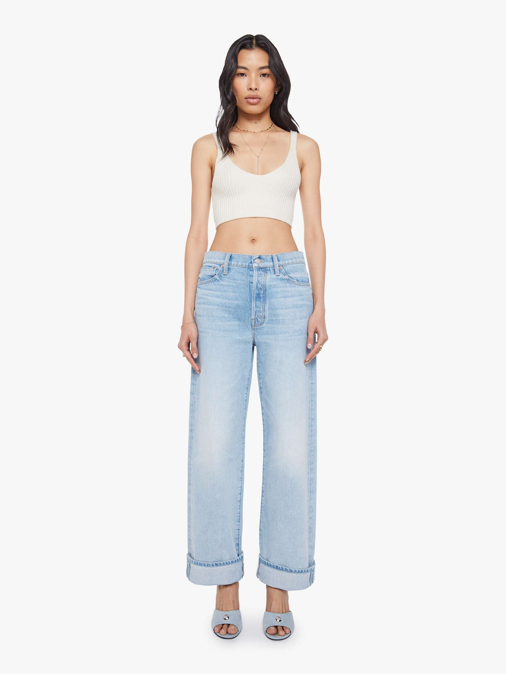 Women The Zip Raquette Cardigan | Mother Denim Fluff Back