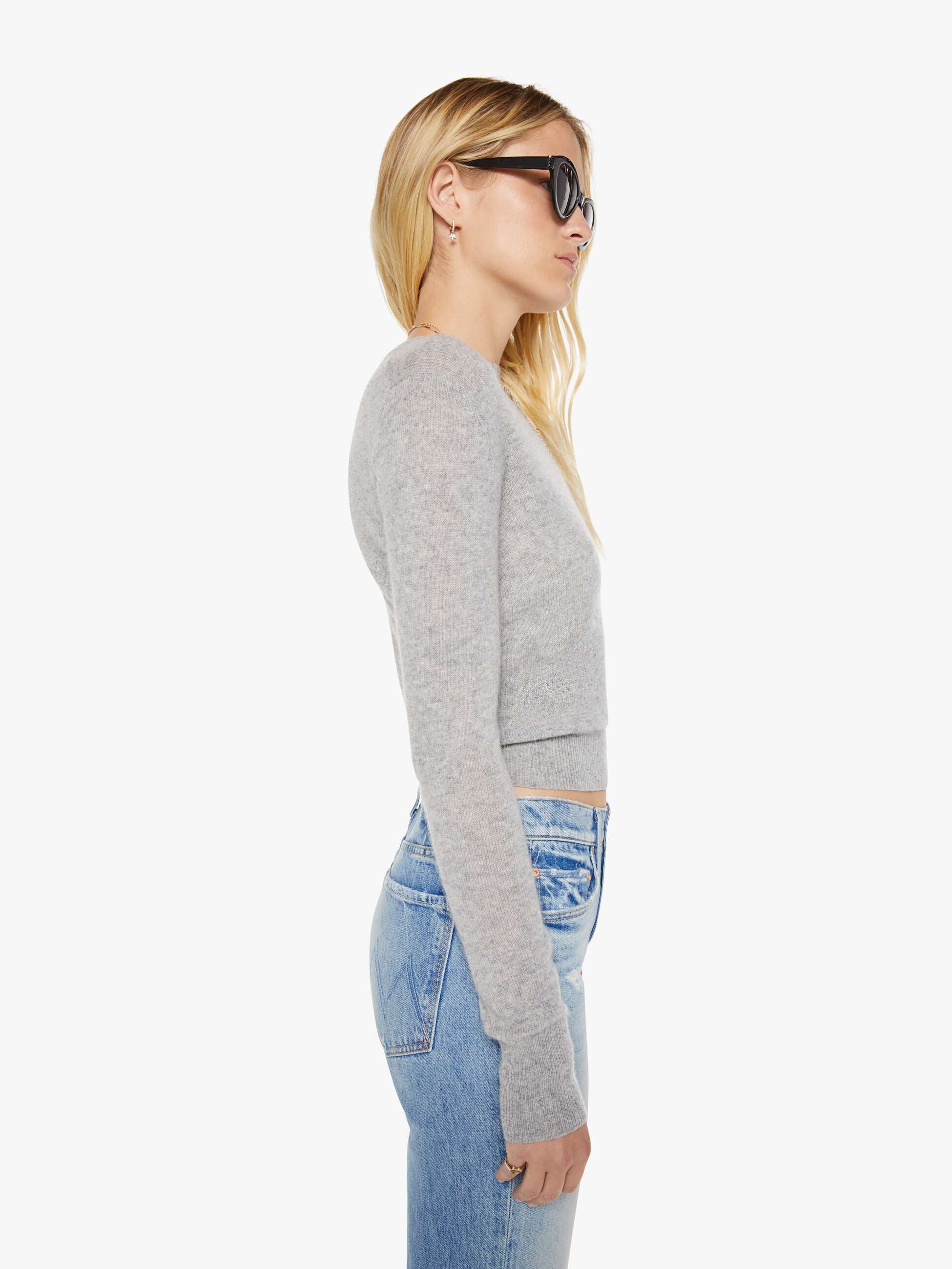 Women Eterne Francis Sweater | Mother Denim Grey