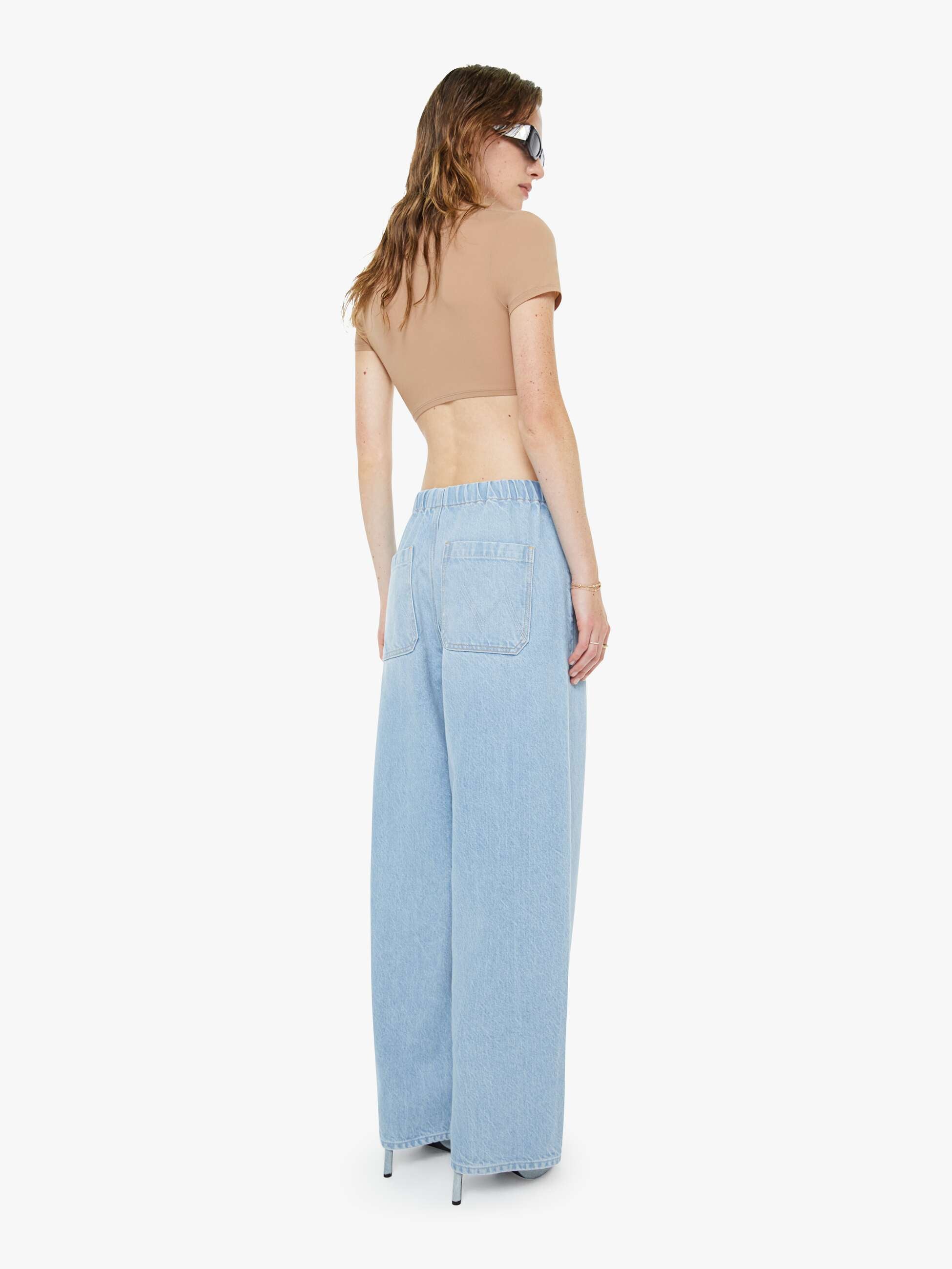 Women The Boxy Raquette | Mother Denim Open Table