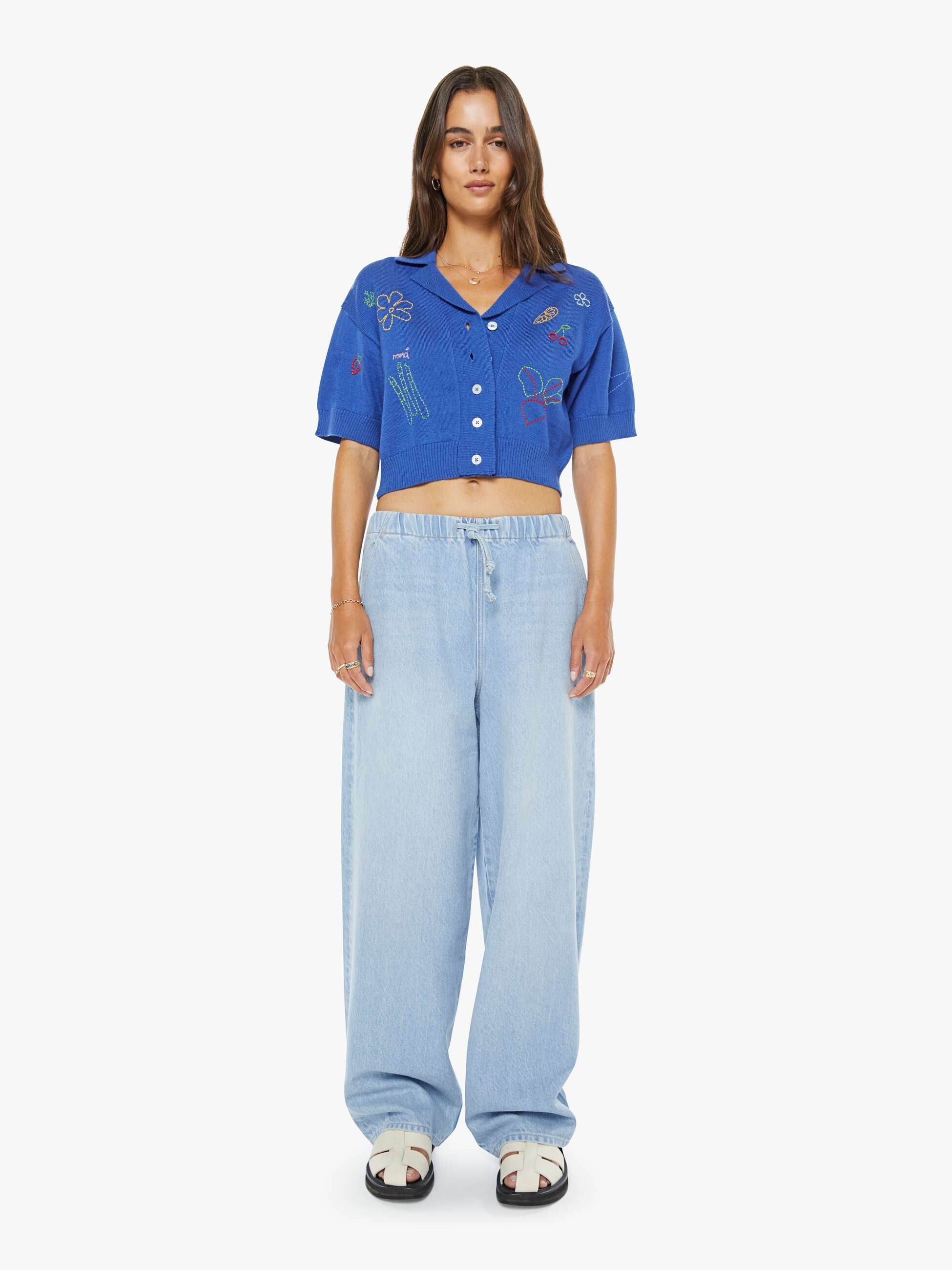 Women The Boxy Raquette | Mother Denim Open Table