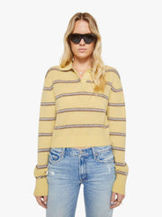 Women Eterne Barrett Sweater | Mother Denim BUTTER STRIPE
