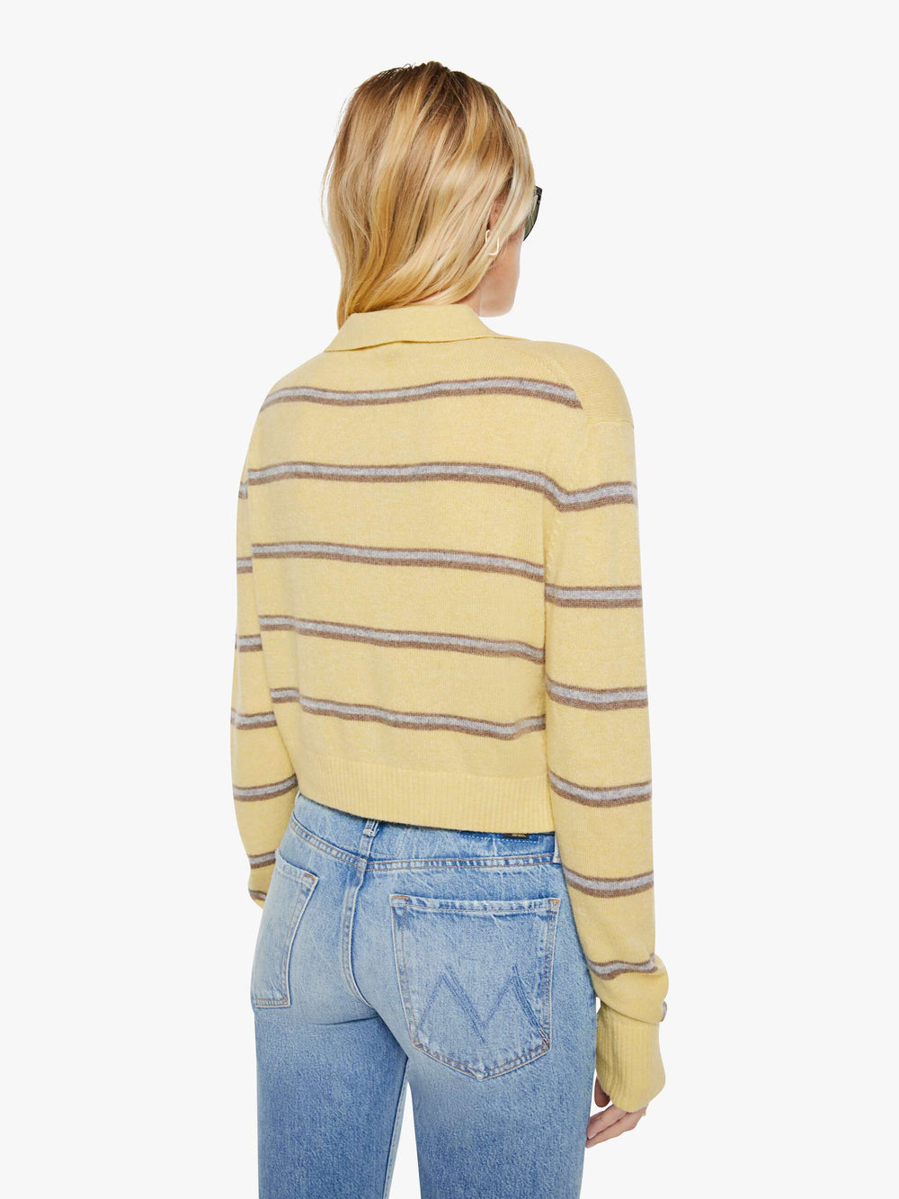 Women Eterne Barrett Sweater | Mother Denim BUTTER STRIPE