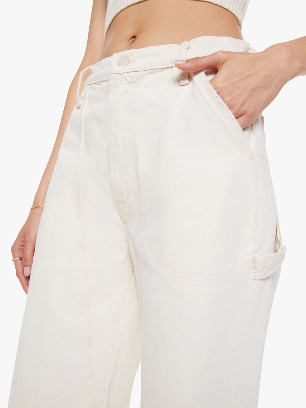 Women The Puffy Sleeve Varsity Cardigan | Mother Denim Brown (Light-Pastel)