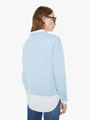 Women The Logo Jumper | Mother Denim Light Blue