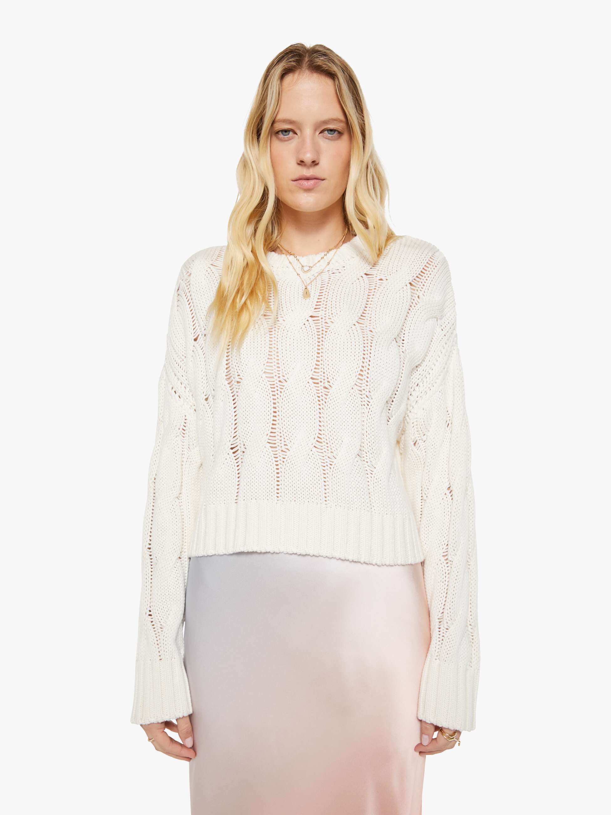 Women SABLYN Tristan D Pullover | Mother Denim GARDENIA