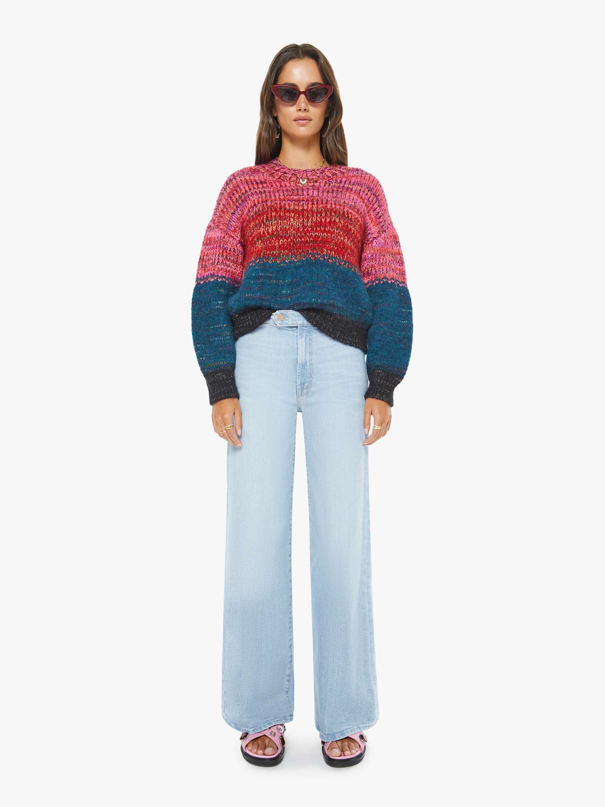 Women The Crop Pullover | Mother Denim Dusk To Dawn