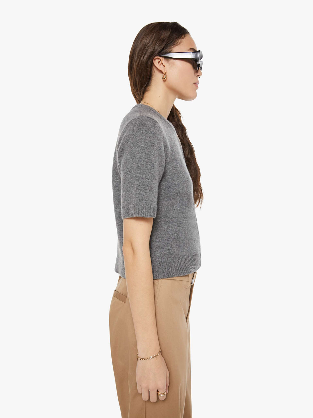 Women SPRWMN Anita Cardigan | Mother Denim Grey