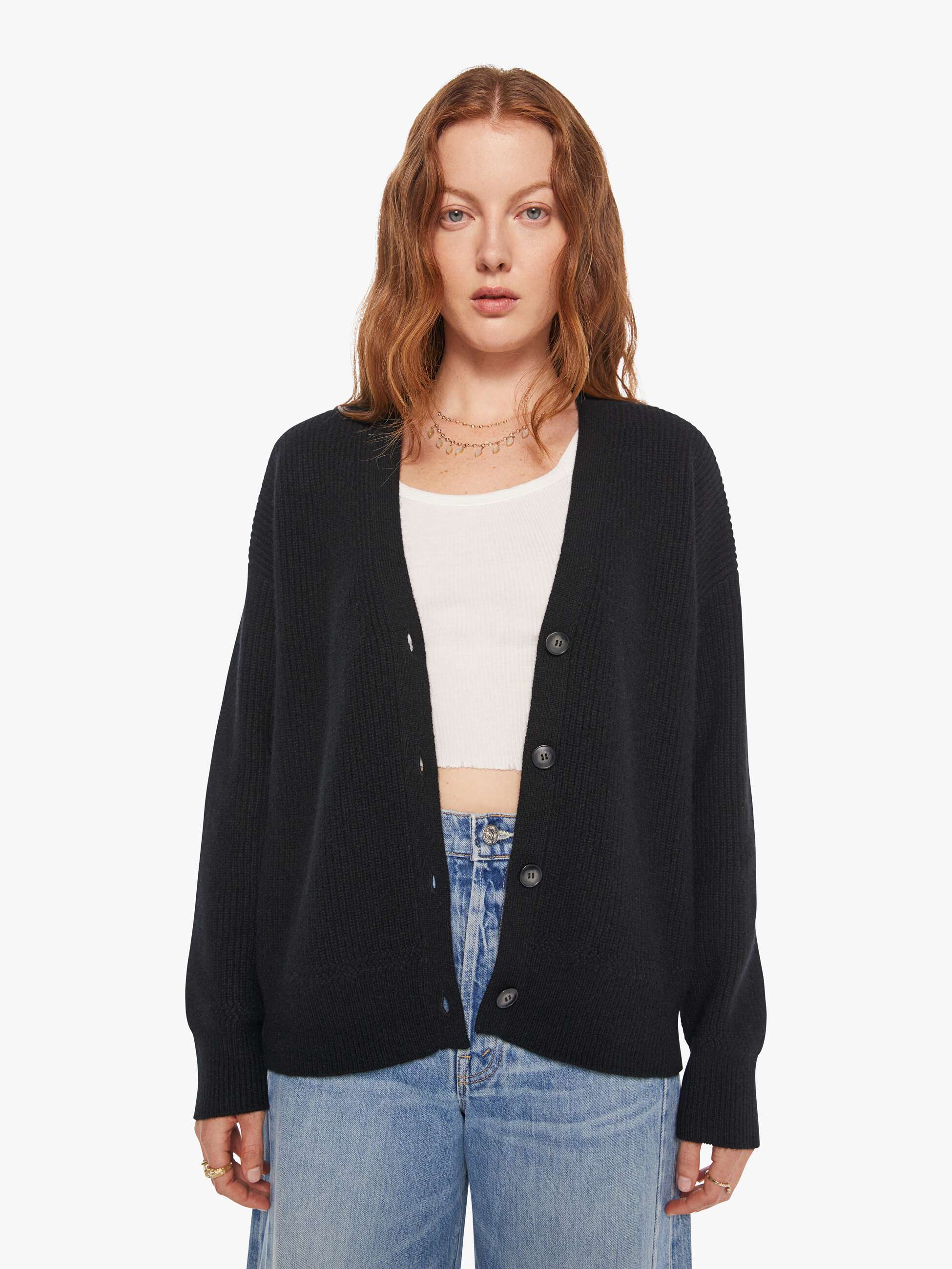 Women XiRENA Ramona Cardigan | Mother Denim Black