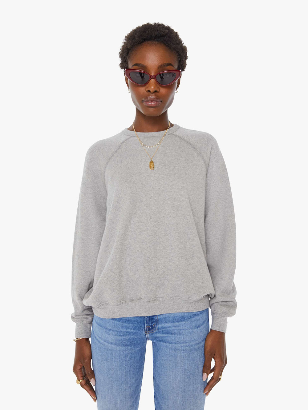 Women The Biggie Concert | Mother Denim Grey (Open)