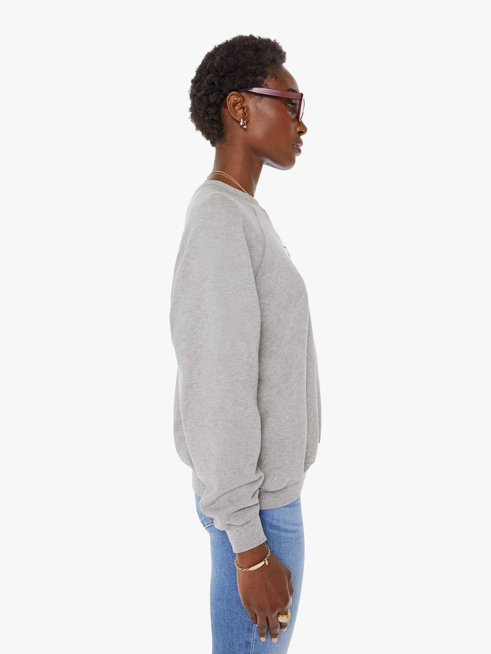 Women The Biggie Concert | Mother Denim Grey (Open)