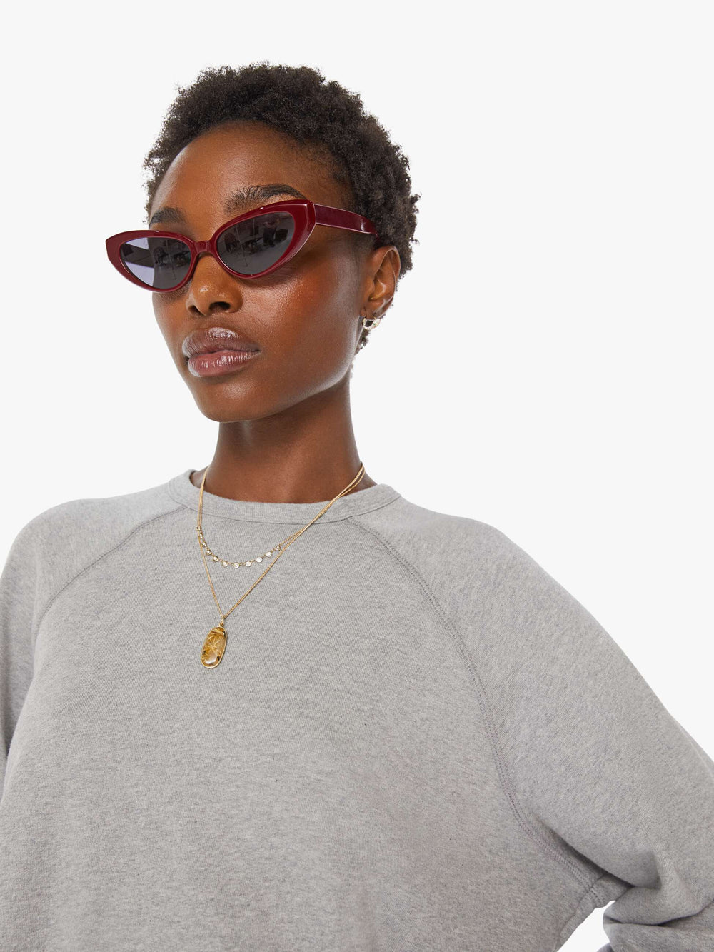 Women The Biggie Concert | Mother Denim Grey (Open)