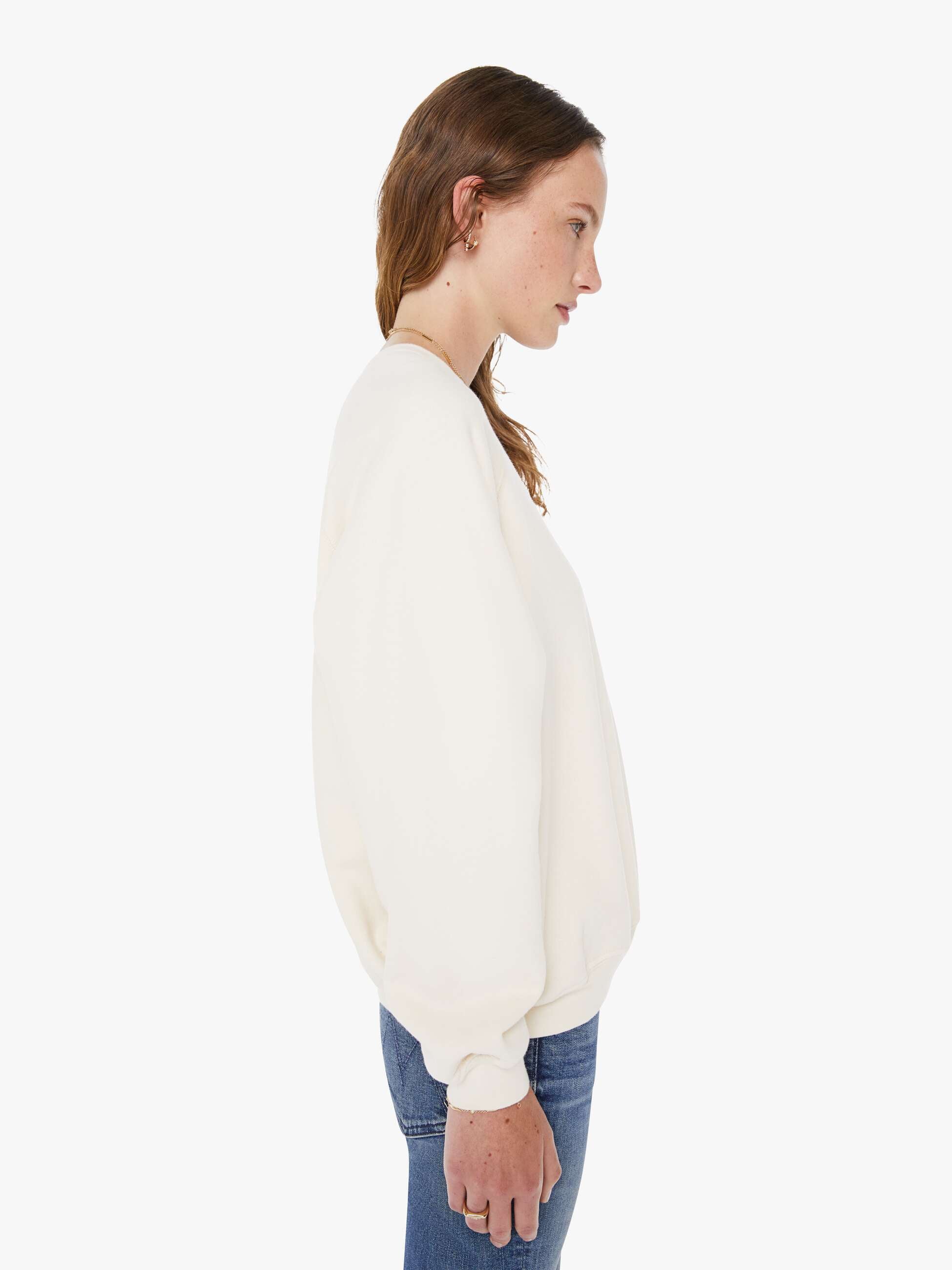 Women The Biggie Concert | Mother Denim White (Open)