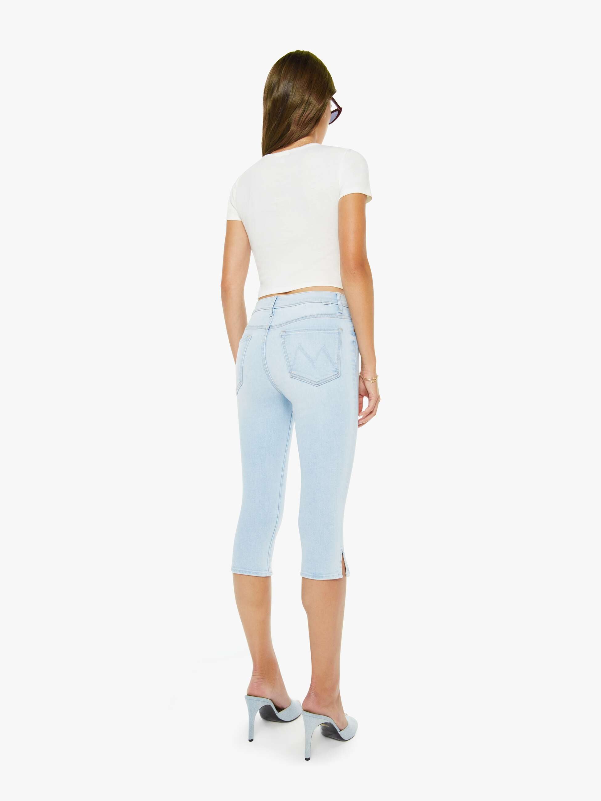 Women The Quick Dip | Mother Denim Roseboom Ballerina And Almond Cream