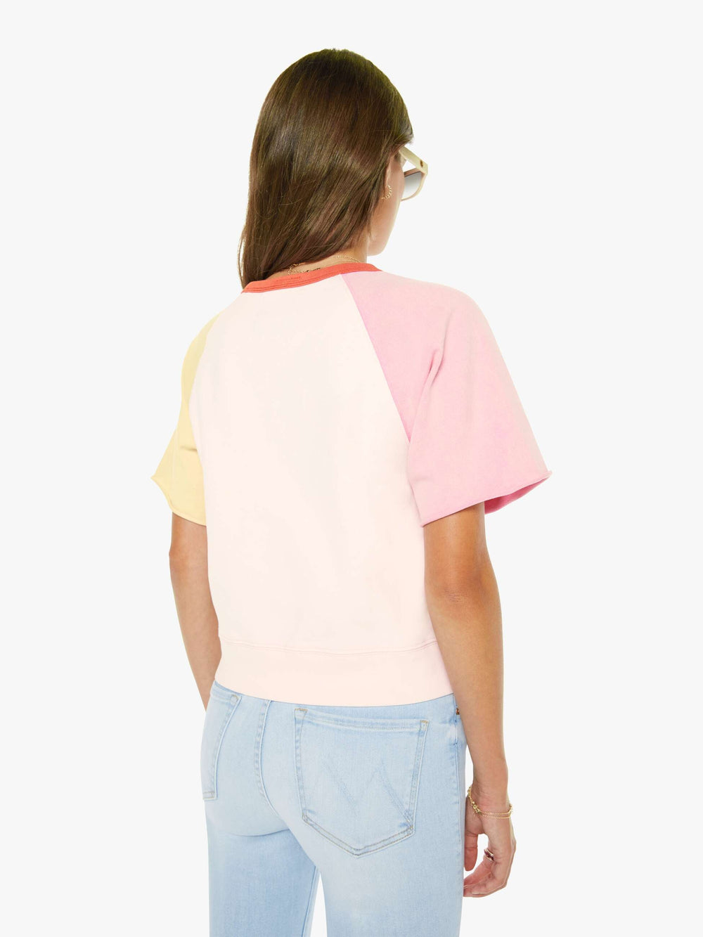 Women The Quick Dip | Mother Denim Roseboom Ballerina And Almond Cream