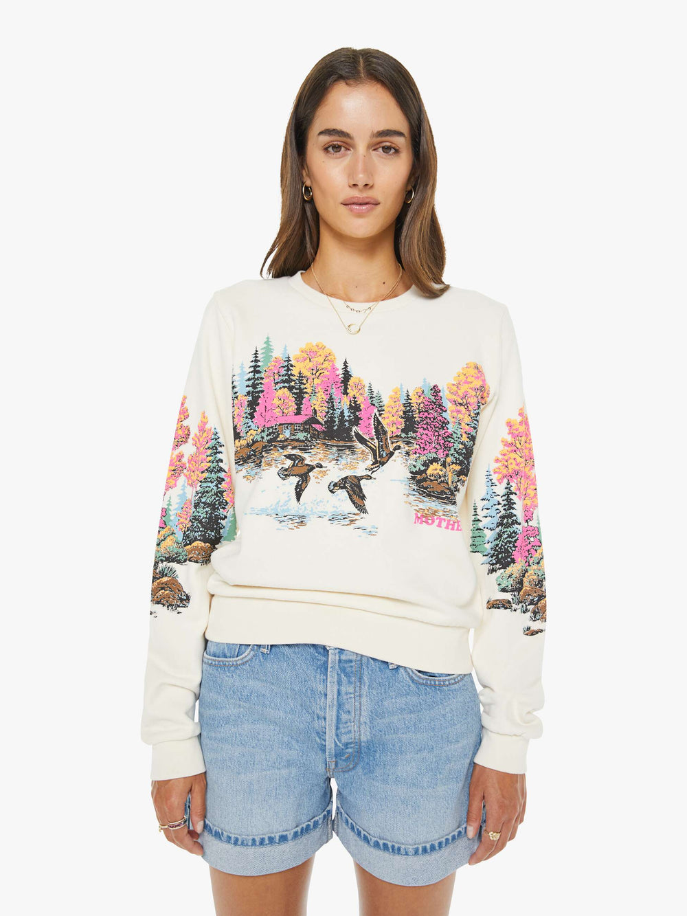 Women The Camper | Mother Denim Lake Scene