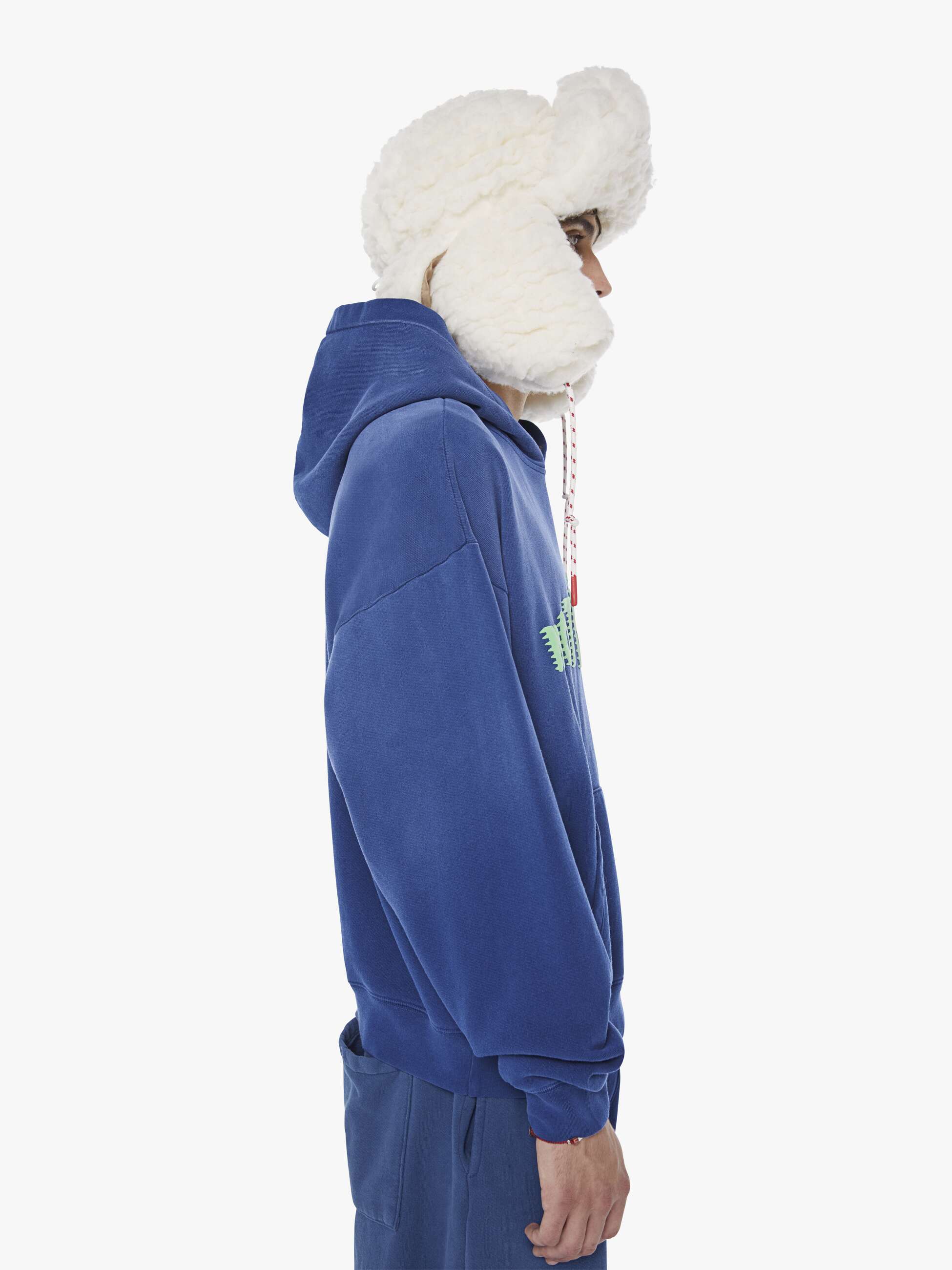 Women The Oversized Hoodie | Mother Denim Blue (Dark)