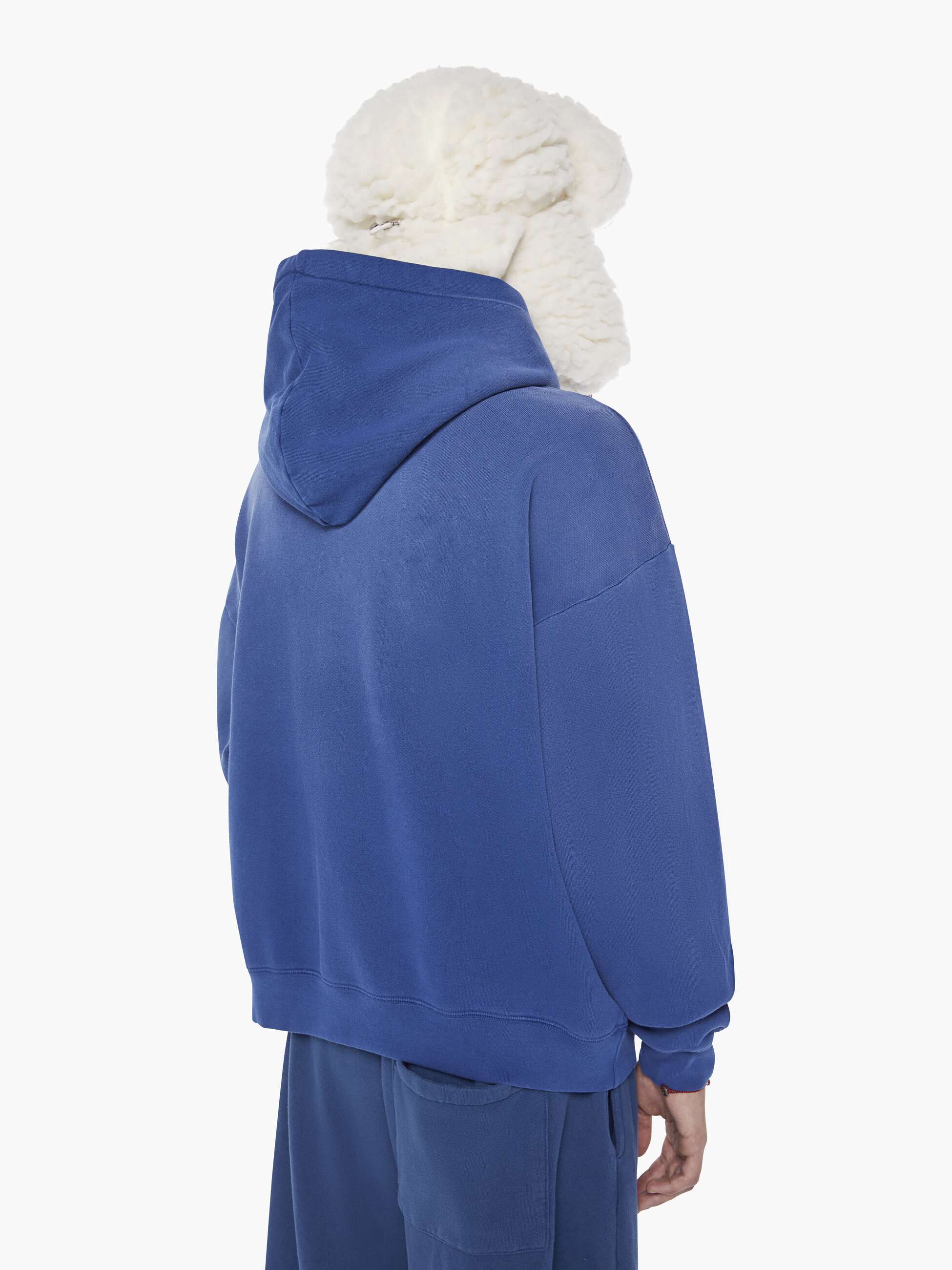 Women The Oversized Hoodie | Mother Denim Blue (Dark)