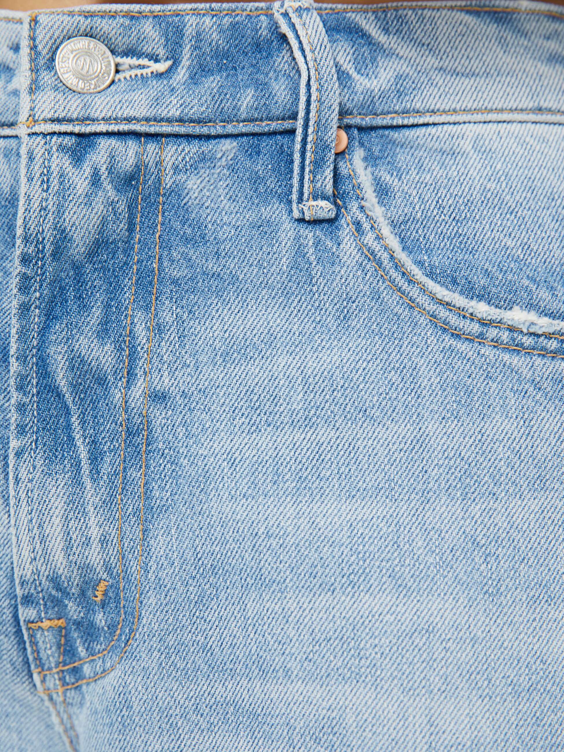 Women The Quick Dip | Mother Denim Green Blue Yellow Multi