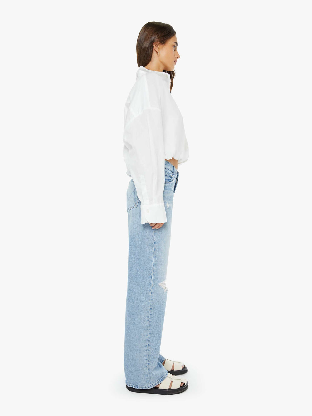 Women The Quick Dip | Mother Denim Green Blue Yellow Multi